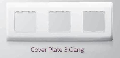 Philips Cover Plate 3 Gang